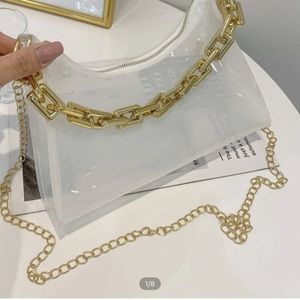 SHEIN white/clear shoulder bag